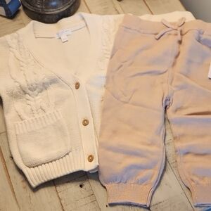 Cozy Cream and Tan Kids Matching Set